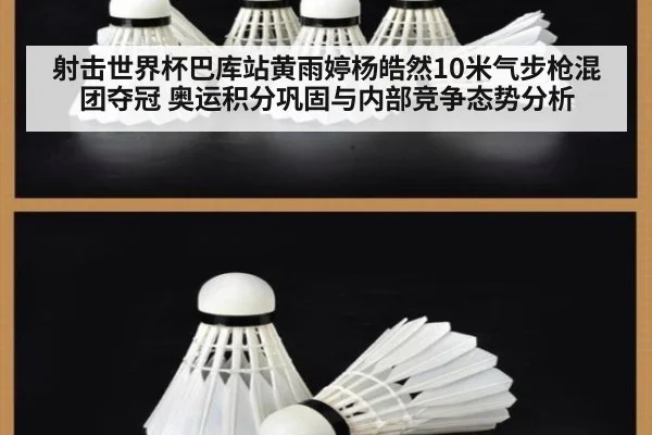 射击世界杯巴库站黄雨婷杨皓然10米气步枪混团夺冠 奥运积分巩固与内部竞争态势分析